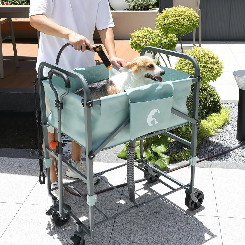 Garvee Portable Pet Bathing Grooming Frame With Breathable Mesh