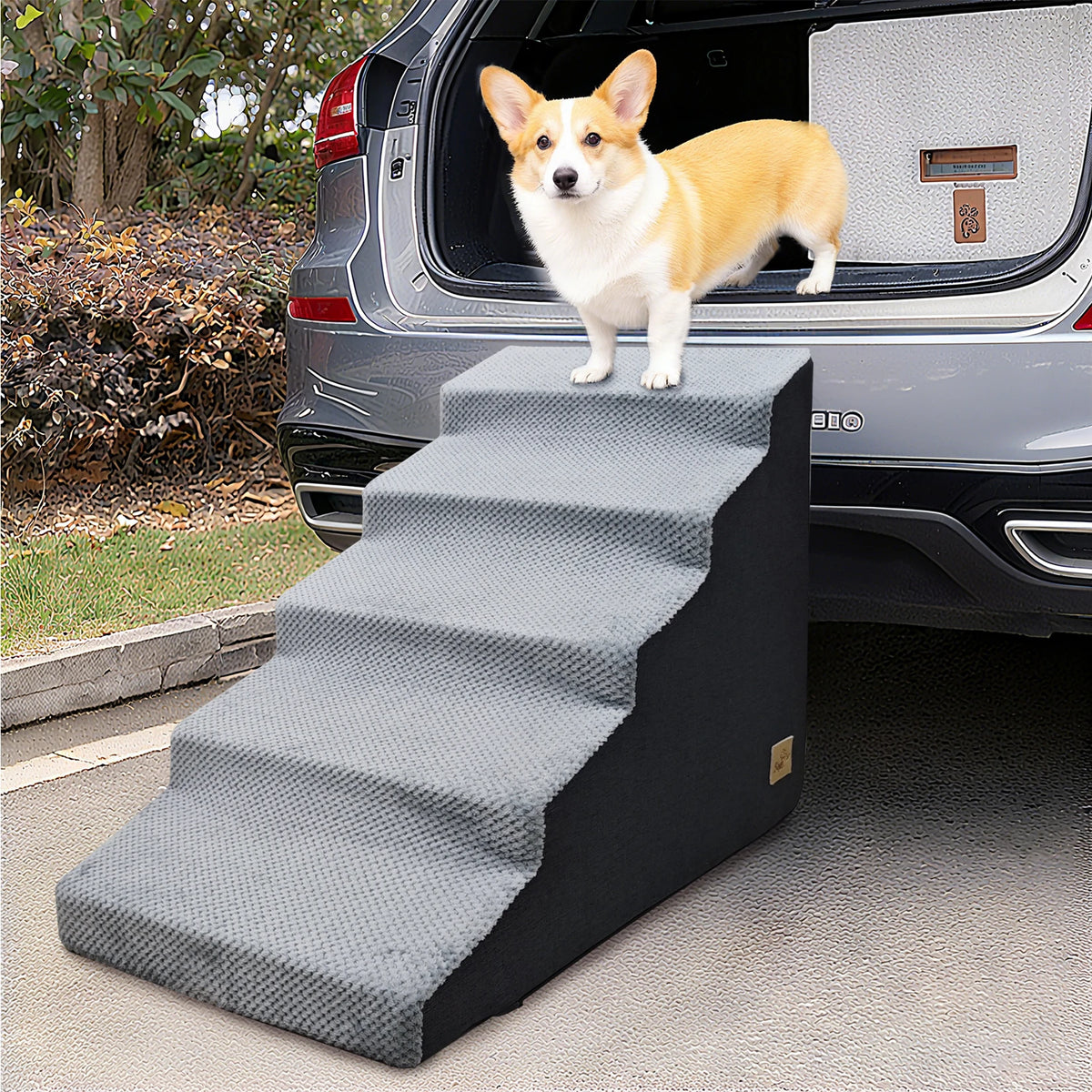 Non Slip Foam Dog Stairs for Comfortable Furniture Access