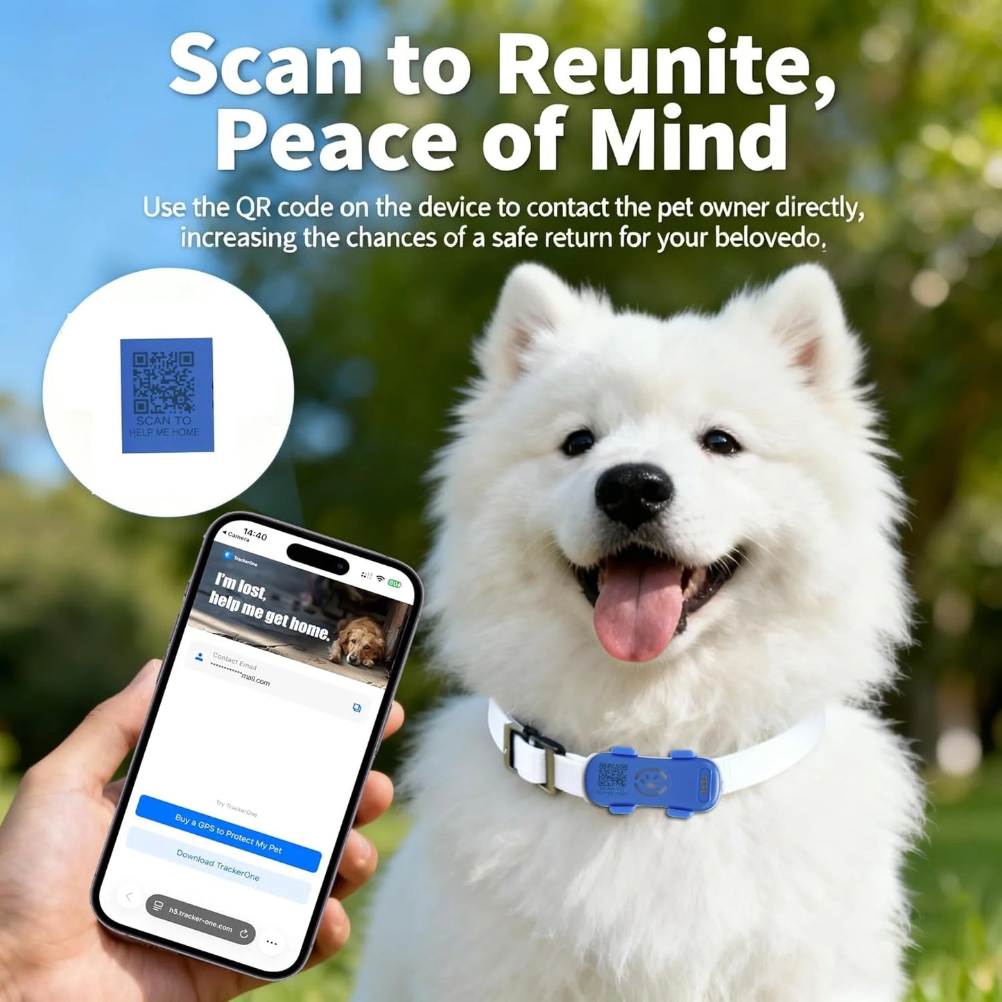 Real Time 4G GPS Pet Tracker With Waterproof Alarm System