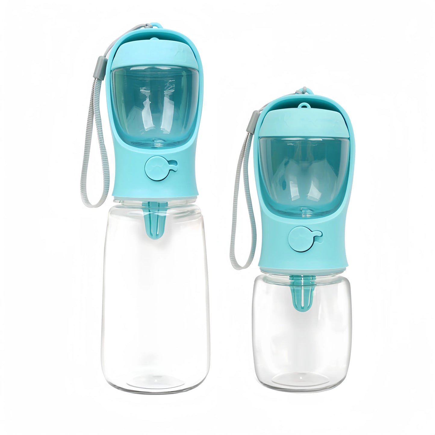 Portable Pet Water Bottle With Food Storage For Travel