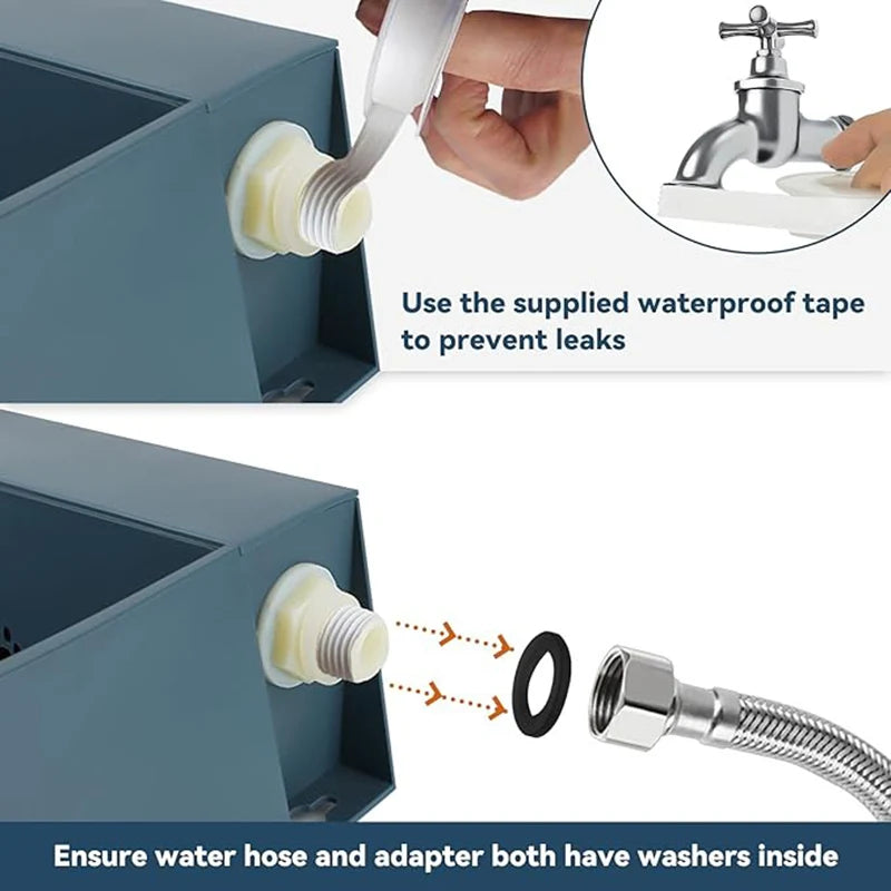 Otmagelu Self Filling Automatic Pet Water Dispenser With Hose