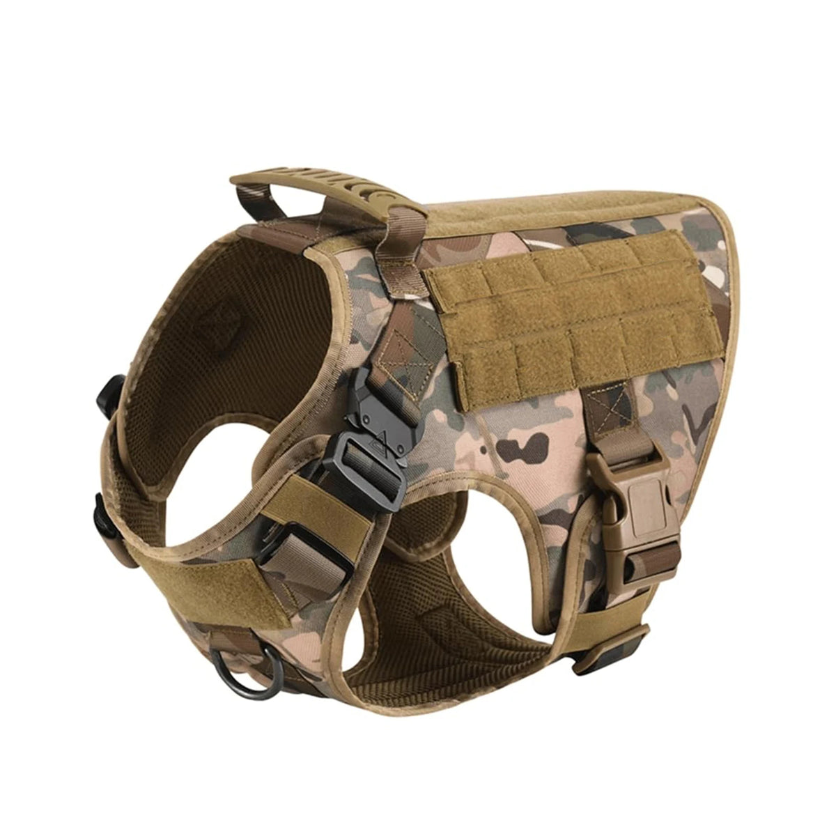 Nylon Tactical Dog Harness With Quick Release Buckle
