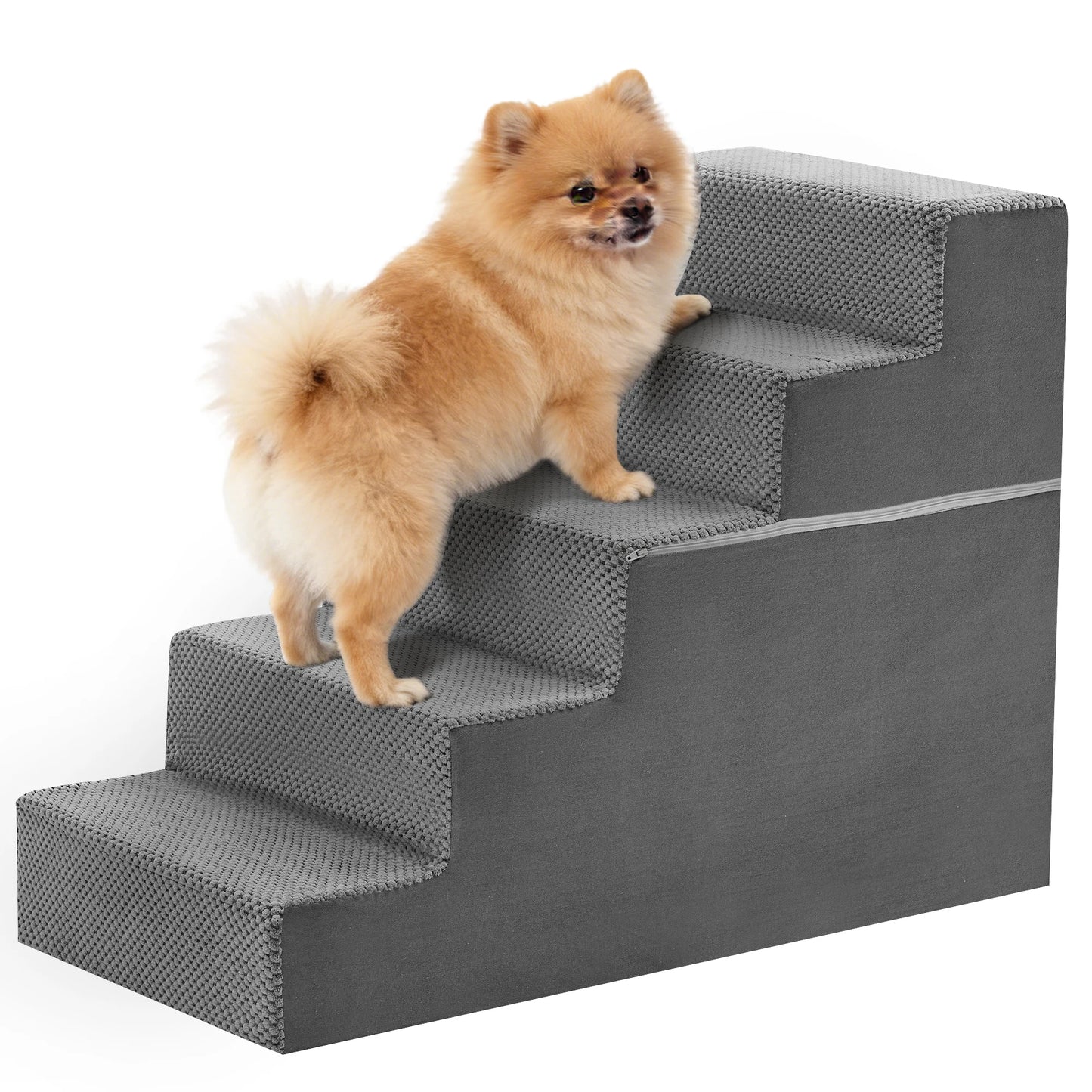 Premium Foam Dog Stair Ramp Small Dogs Non Slip Climbing Ladder