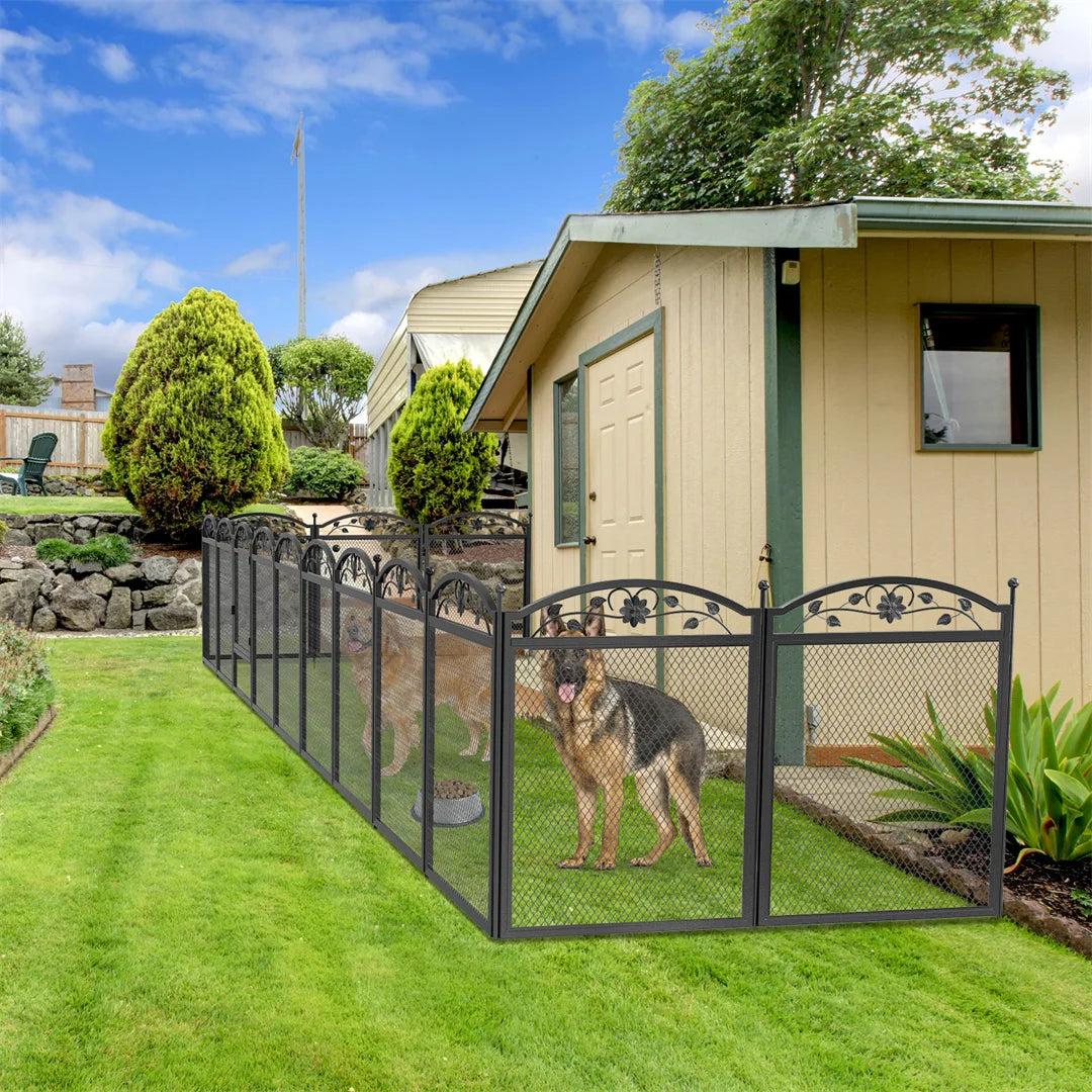 Bingopaw Heavy Duty Indoor Outdoor Dog Playpen With Training Enclosure