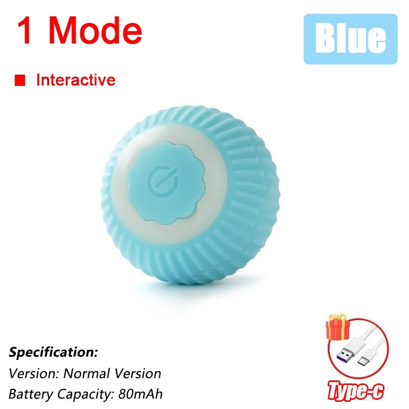 Rechargeable Automatic Interactive Cat Rolling Ball Toy
