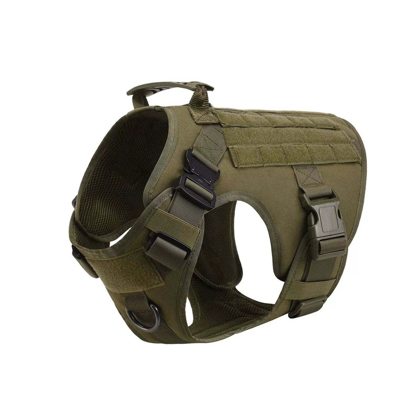 Nylon Tactical Dog Harness With Quick Release Buckle