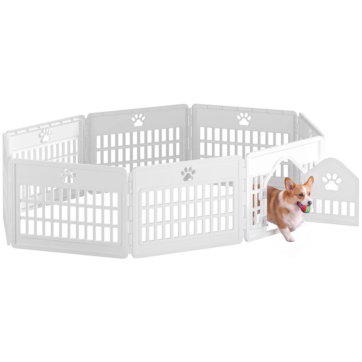 JHK Expandable Dog Playpen for Indoor and Outdoor Pet Safety