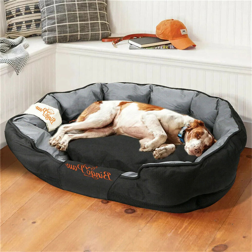 Borwart Waterproof Orthopedic Dog Bed With Removable Washable Cushion