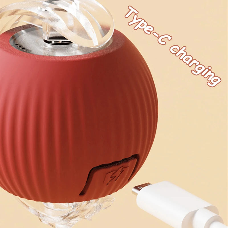 Rechargeable Automatic Interactive Cat Rolling Ball Toy