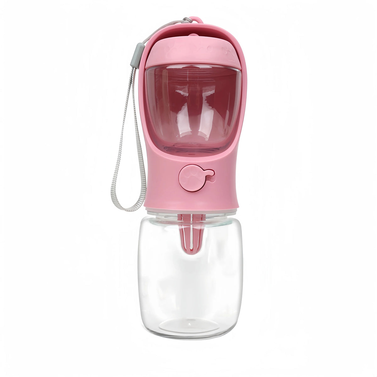 Portable Pet Water Bottle With Food Storage For Travel