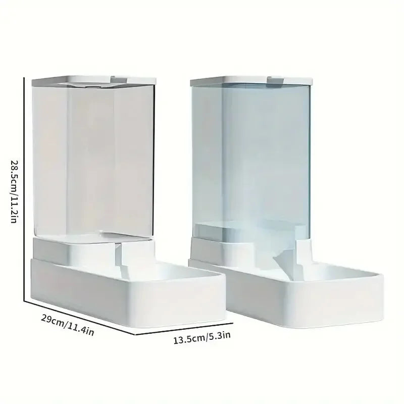 Automatic Plastic Dog And Cat Gravity Food Water Dispenser
