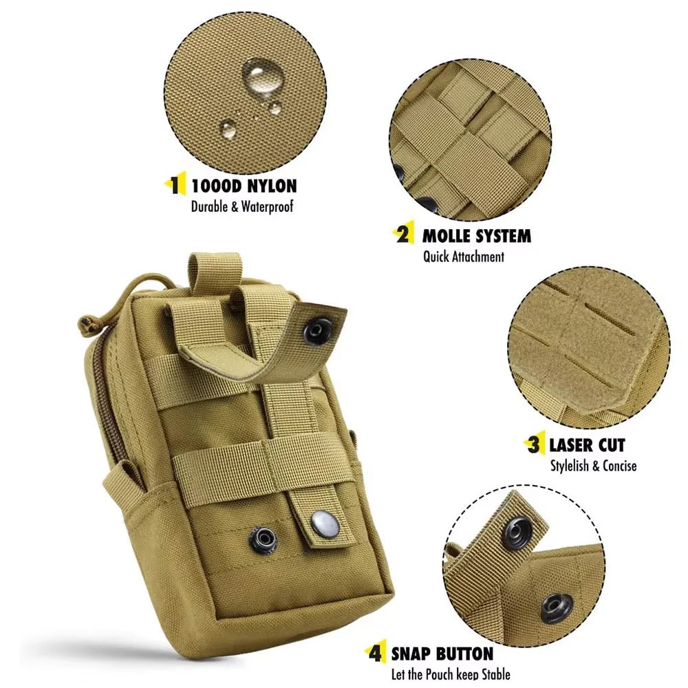 PETRAVEL Tactical Dog Training Bag Set With MOLLE Pouches