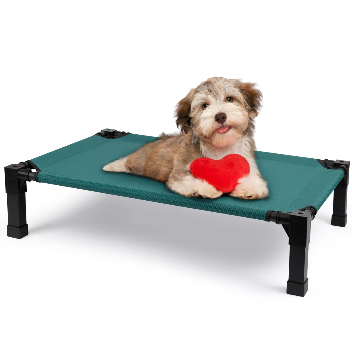 Elevated Dog Bed With Breathable Mesh And Durable Metal Frame