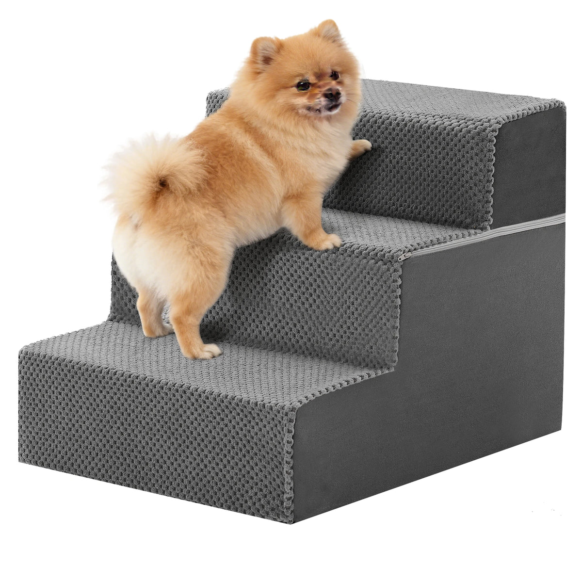 Premium Foam Dog Stair Ramp Small Dogs Non Slip Climbing Ladder