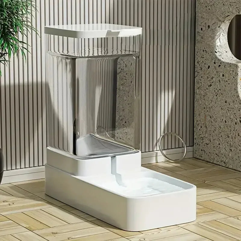 Automatic Plastic Dog And Cat Gravity Food Water Dispenser