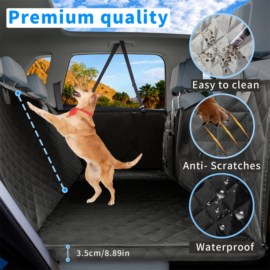 BINGOPAW Waterproof Dog Car Seat Cover And Extender Hammock