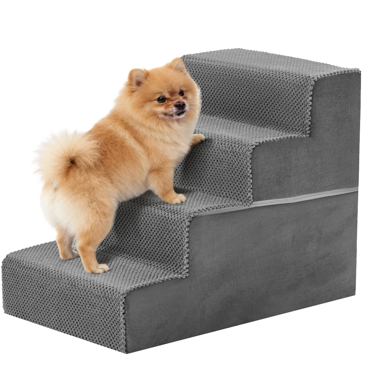 Premium Foam Dog Stair Ramp Small Dogs Non Slip Climbing Ladder