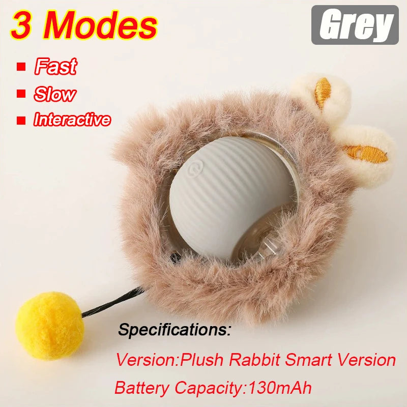 Rechargeable Automatic Interactive Cat Rolling Ball Toy