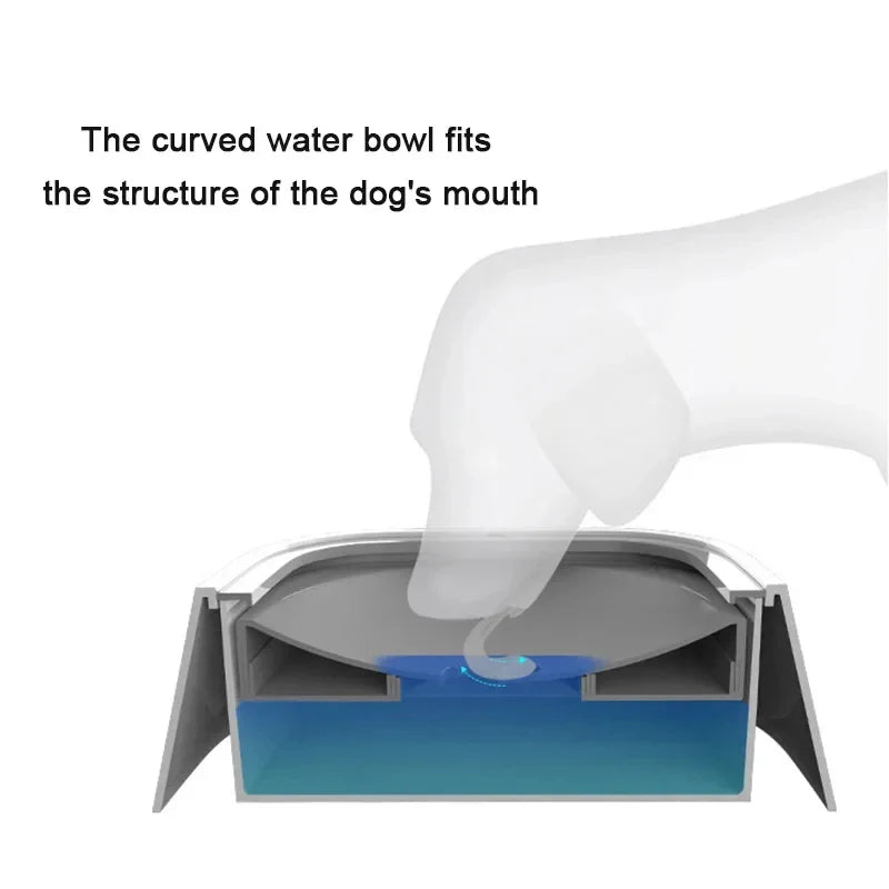 Anti Spill Floating Pet Water Bowl For Cats And Dogs