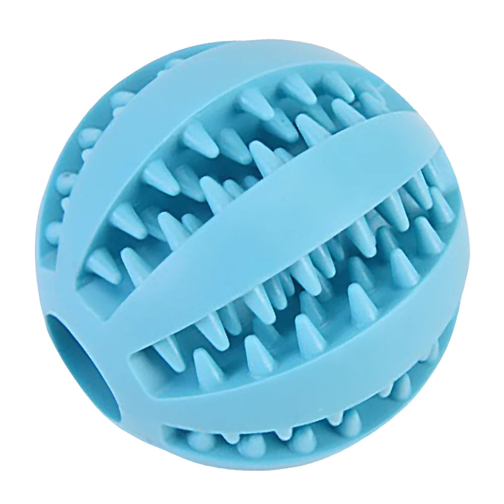 Rubber Dog Toy Ball For Teething And Biting Training Puzzles