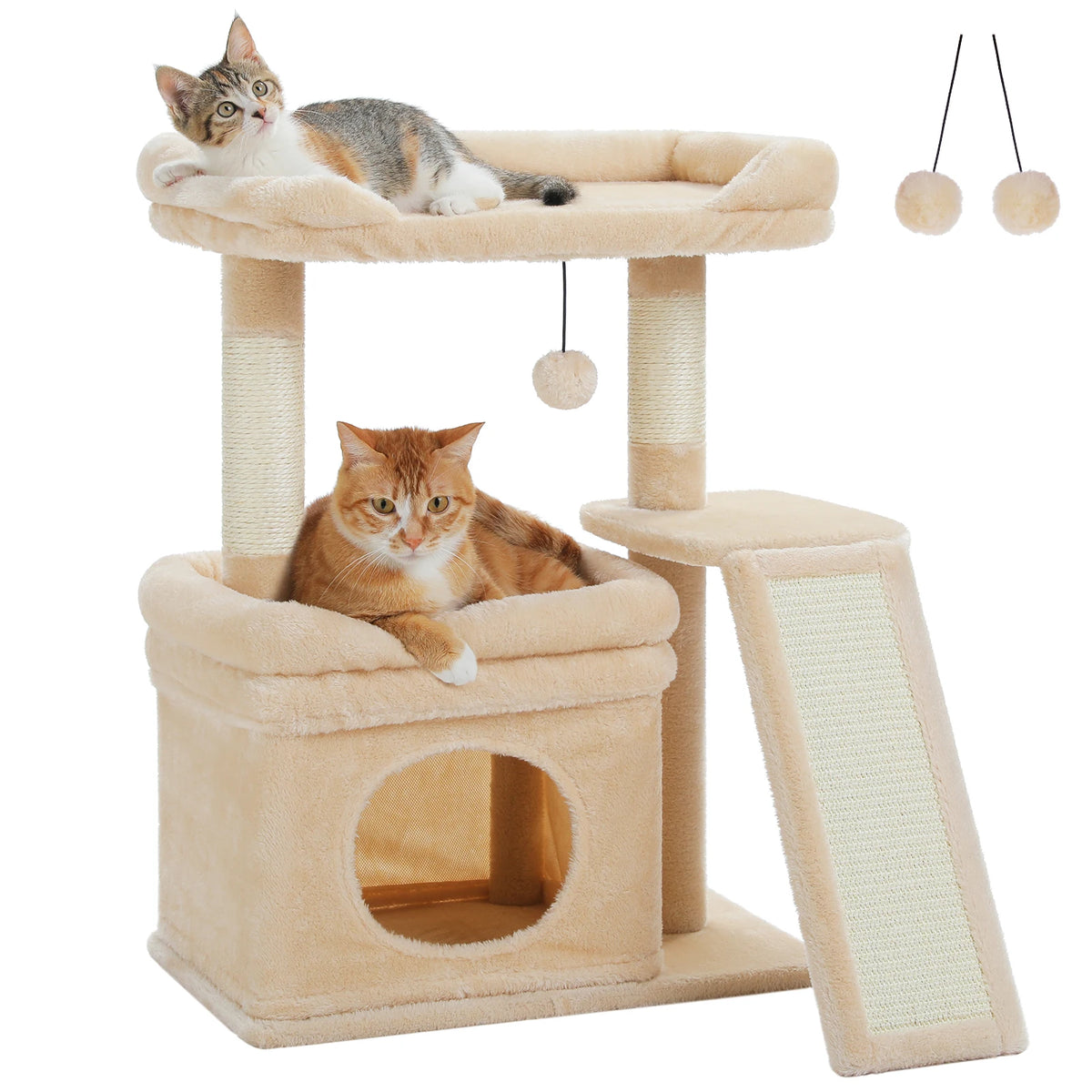 PAWZ Road Indoor Cat Tree With Sisal Scratching Post