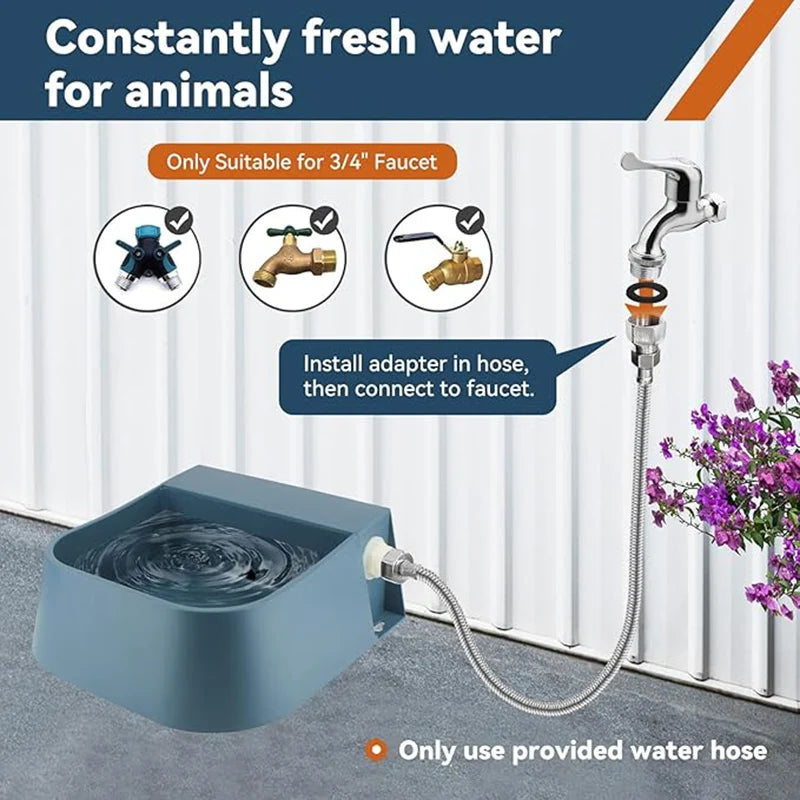 Otmagelu Self Filling Automatic Pet Water Dispenser With Hose