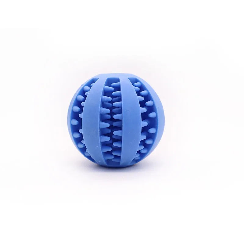 Rubber Dog Toy Ball For Teething And Biting Training Puzzles