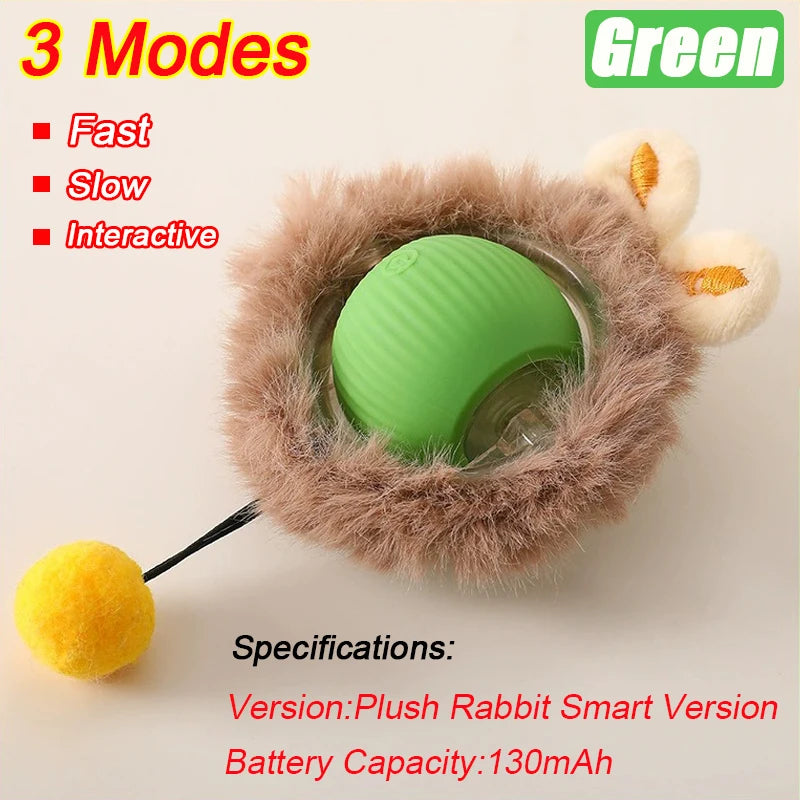 Rechargeable Automatic Interactive Cat Rolling Ball Toy