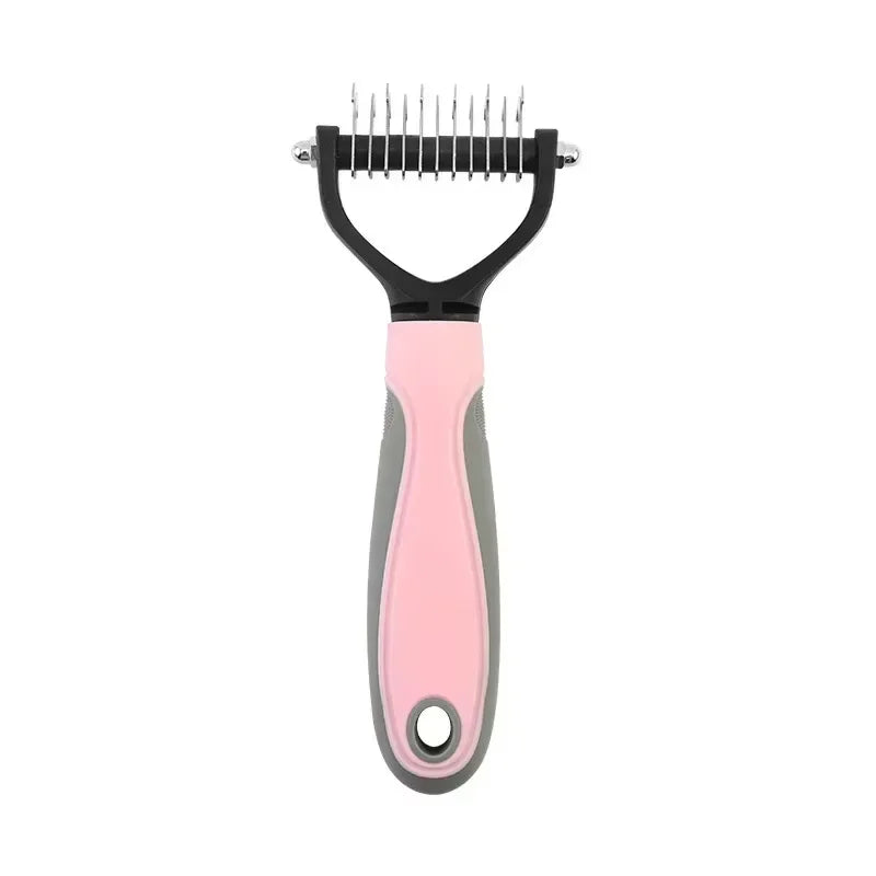 Double Sided Pet Grooming Brush And Fur Removal Comb