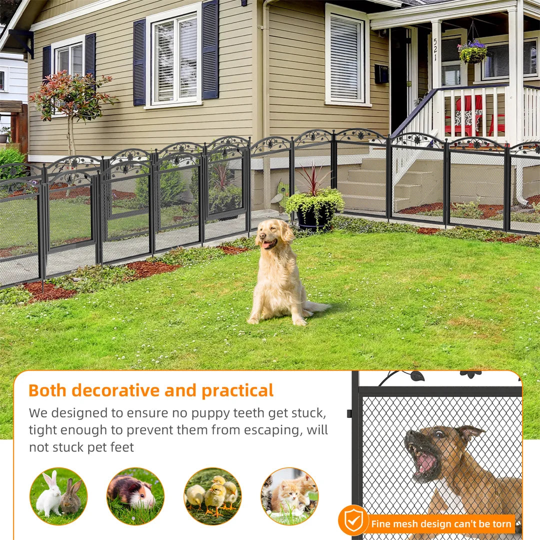 Bingopaw Heavy Duty Indoor Outdoor Dog Playpen With Training Enclosure