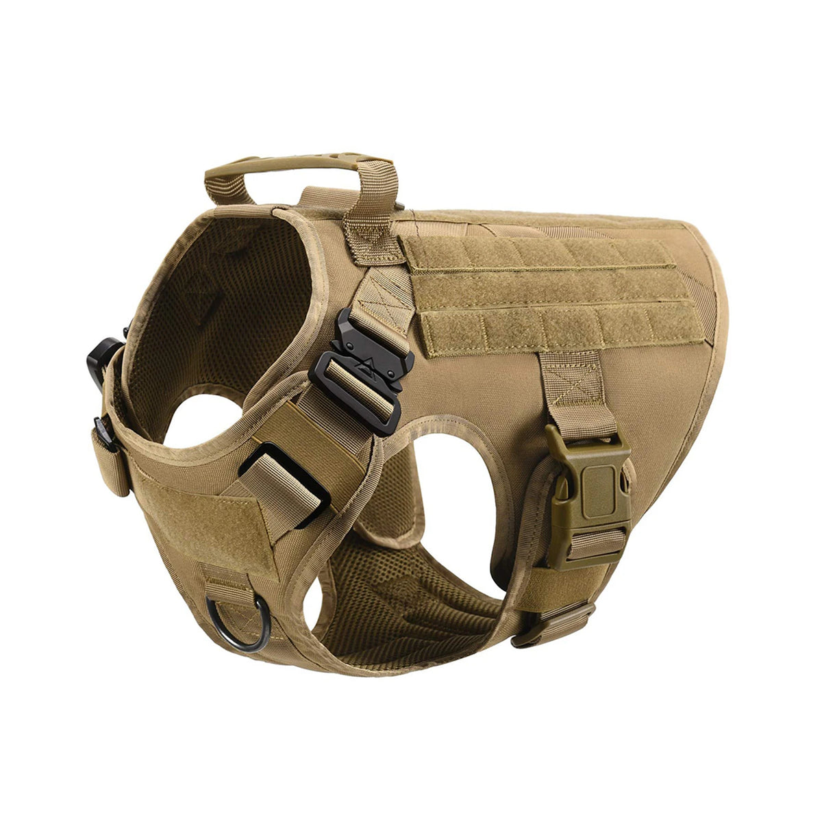 Nylon Tactical Dog Harness With Quick Release Buckle