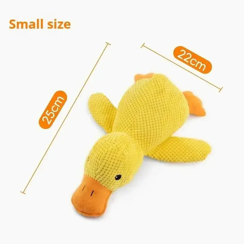 Squeaky Plush Duck Dog Toy Bite Resistant Chew Playmate