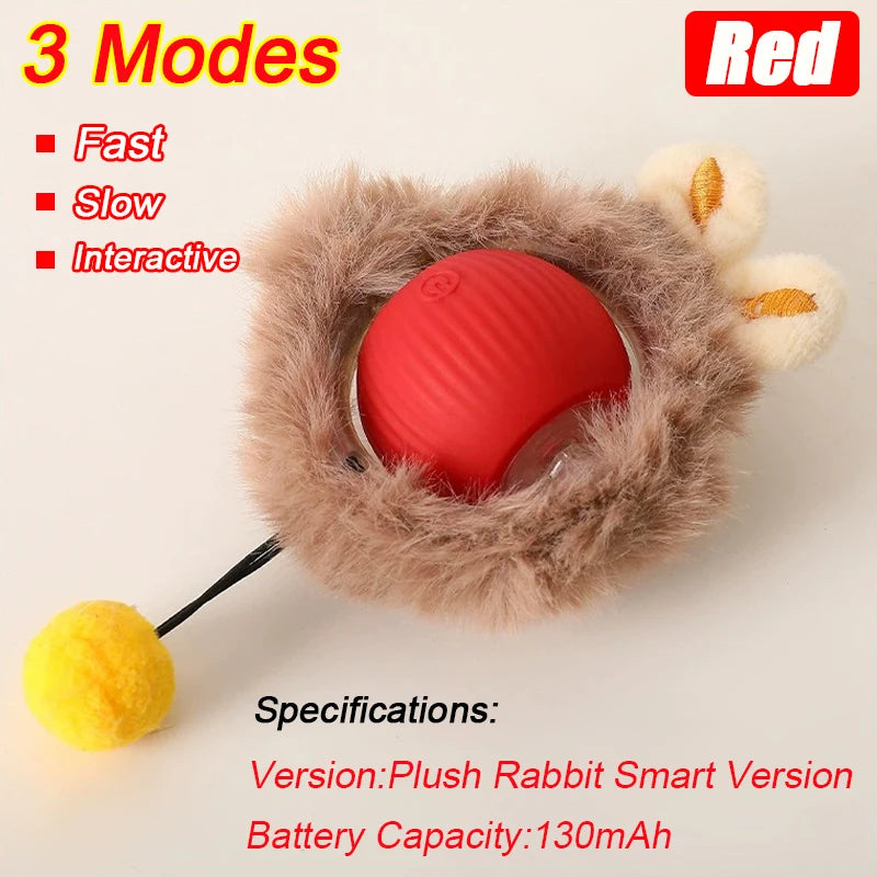 Rechargeable Automatic Interactive Cat Rolling Ball Toy