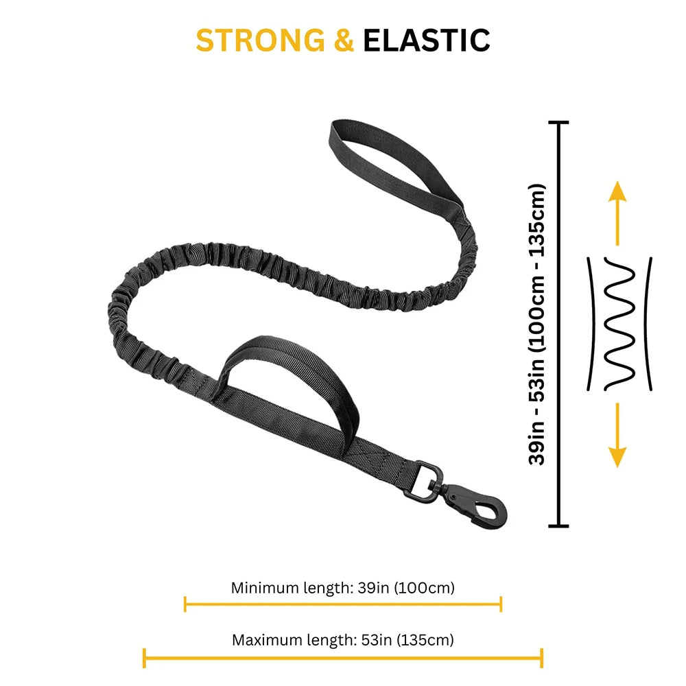 Professional Tactical Dog Harness Leash Set For Large Dogs