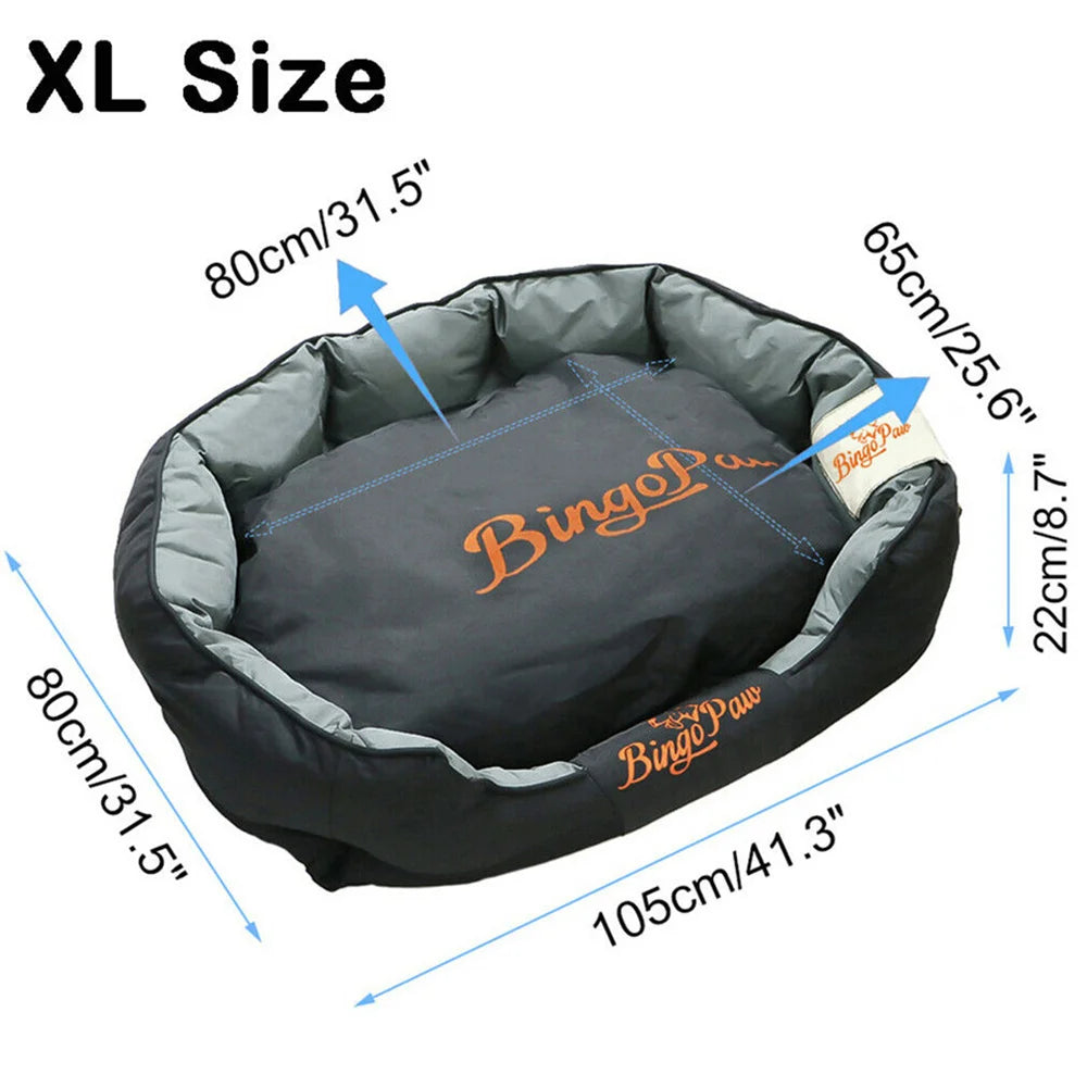 Borwart Waterproof Orthopedic Dog Bed With Removable Washable Cushion